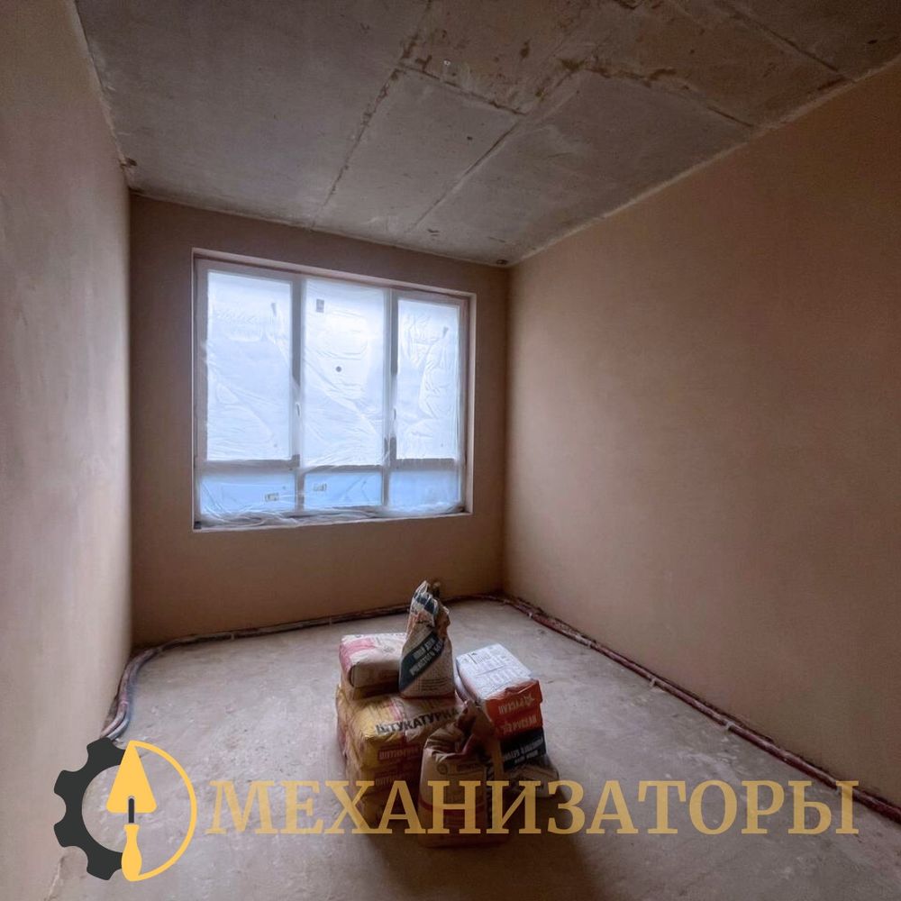 Машинная штукатурка стен в квартире ЖК Скандинавия